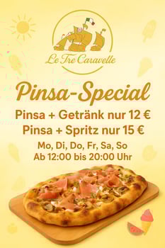  Pinsa Menü 12€