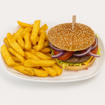 Cheeseburger Menü