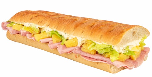6. Croque Schinken-Ananas Mini