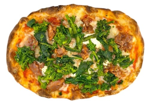 Pinsa Salsiccia & Cime di Rapa