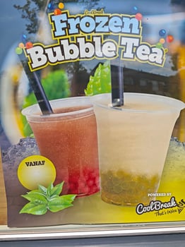 Frozen bubble tea Frozen bubble tea
