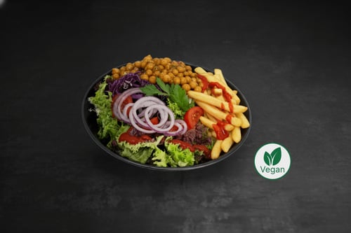 Döner-Teller Kichererbsen Döner-Teller Kichererbsen