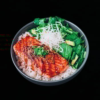 Salmon Teriyaki Bowl