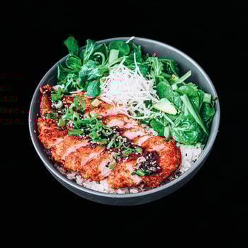Crispy Salmon Bowl