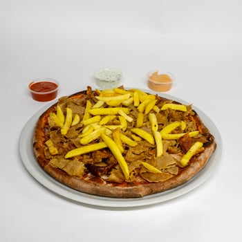 Pizza Kebap mit Pommes ø 32cm