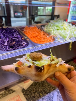 Falafel im hausgemachtem Taschenbrot