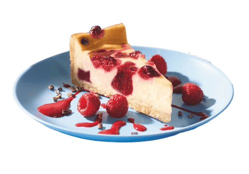 Creamy Raspberry Cheesecake