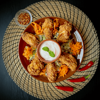 1.13 - Crispy hot wings bites