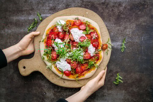 Pizza Stracciatella di burrata Pizza Stracciatella di burrata
