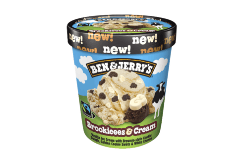 Ben & Jerry's Brookiees & Cream (406g)