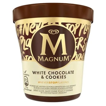 Magnum white chocolate & cookies 440ml