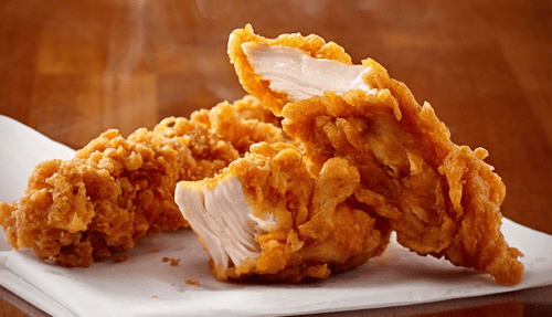 7 Stück Crispyfingers  mit Pommes 
