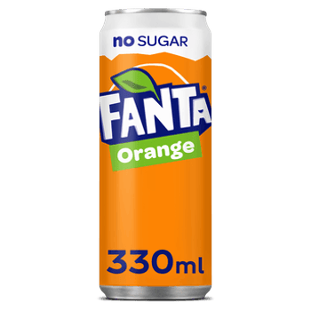 Fanta orange no sugar 330ml