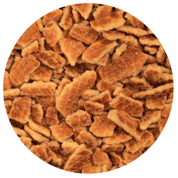Stroopwafel stukjes in bakje