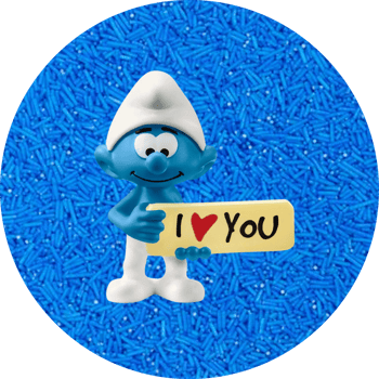Smurfen dip