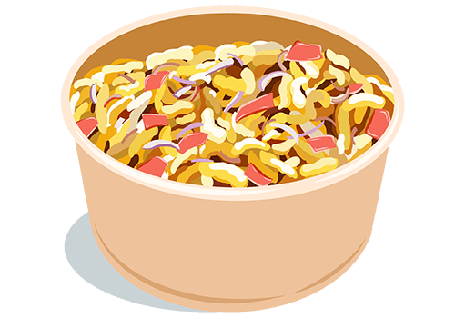 327 Spätzle mit Schinken und Zwiebel 327 Spätzle mit Schinken und Zwiebel