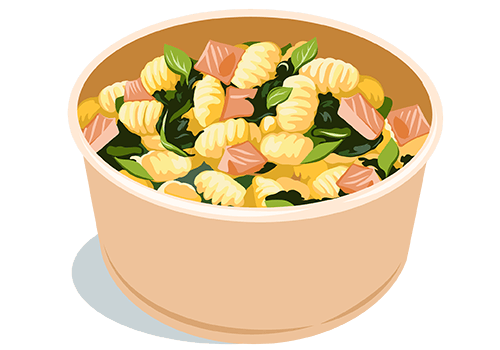 263 Pasta Lachs-Rahmsauce 263 Pasta Lachs-Rahmsauce