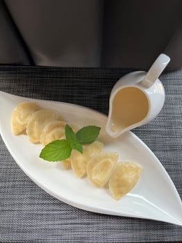Wareniki mit süßer Quark Füllung
