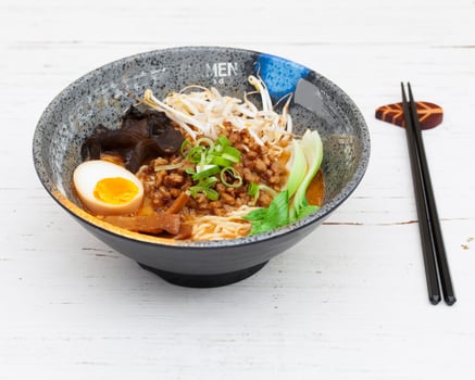 Veggie tantan ramen (mild spicy)