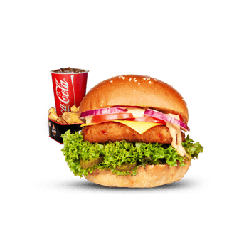 Amsterdam Burger als Menü