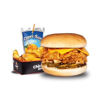 Kindermenü mit Chicken Burger