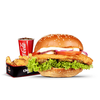 Chicken Burger als Menü