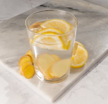 Fresh Ginger Lemon Tea Fresh Ginger Lemon Tea