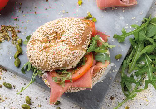 Schinken Streich Bagel Schinken Streich Bagel