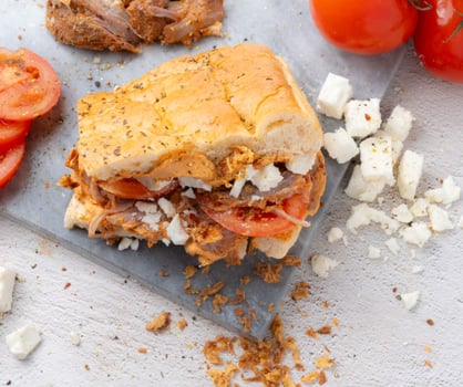 Pulled Pute Focaccia 