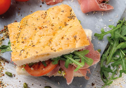Schinken Streich Focaccia Schinken Streich Focaccia