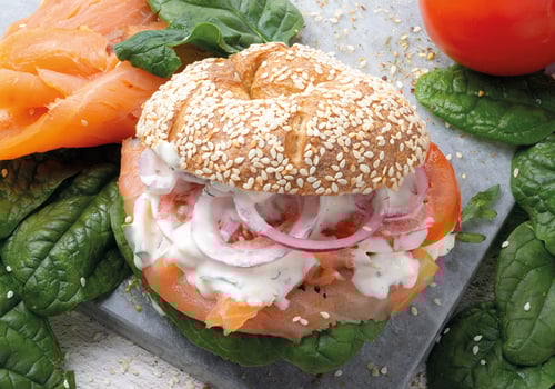 3er Lachs Bagel