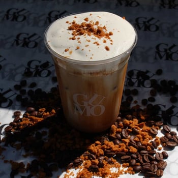 Iced Biscoff Cold Foam Latte 14 Oz Iced Biscoff Cold Foam Latte 14 Oz