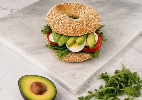 AvoTunaEgg Bagel 