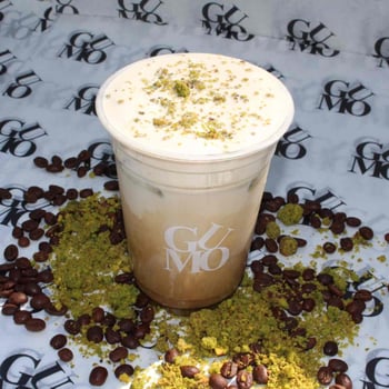 Iced Pistachio Cold Foam Latte 14 Oz Iced Pistachio Cold Foam Latte 14 Oz