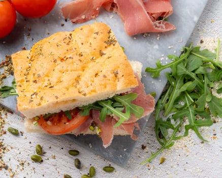 Schinken Streich Focaccia Schinken Streich Focaccia