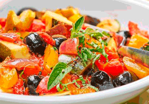 Ratatouille mit Rosmarin-Sonnenweizen (XL)