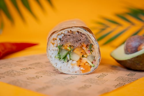 Beefy Salim Fusion Burrito	