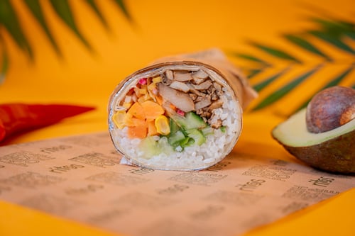 Samurai Chicken Fusion Burrito