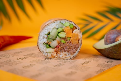 Rendang dragon Fusion Burrito	