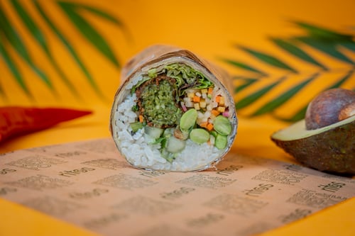 Ritos Falafel Fusion Burrito