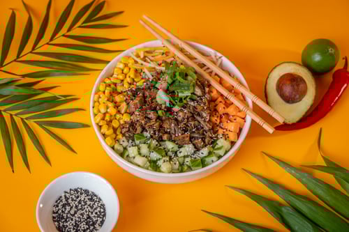 Samurai Chicken Poké Bowl	