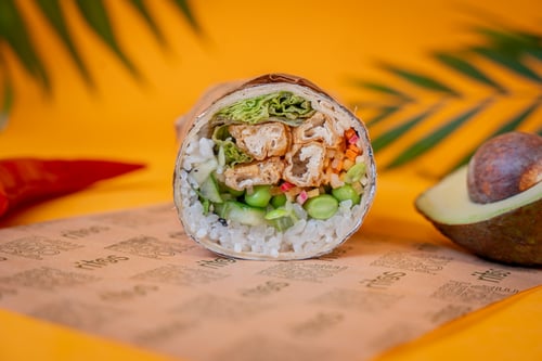 Mama Tofu Fusion Burrito	