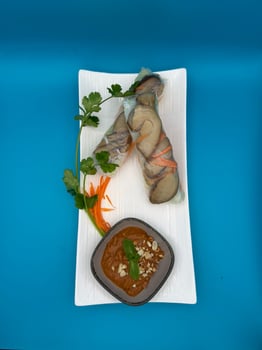 Sommerrollen mit Saitan/2 Stück 