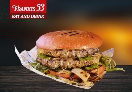 Black Angus Double Burger