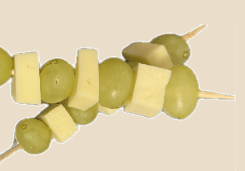 Weintrauben-Käse Spieße