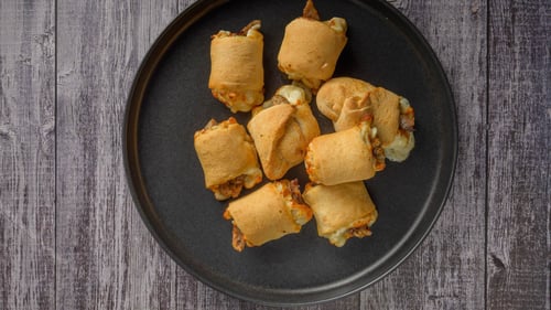 Pizzabrötchen mit Gyros