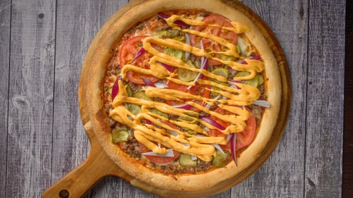 Pizza Cheeseburger Pizza Cheeseburger