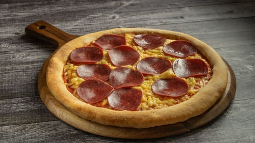 Pizza Vegan Salami Pizza Vegan Salami