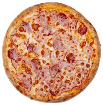 Familien Pizza Salami Schinken