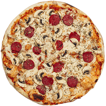 Familien Pizza Salami Funghi